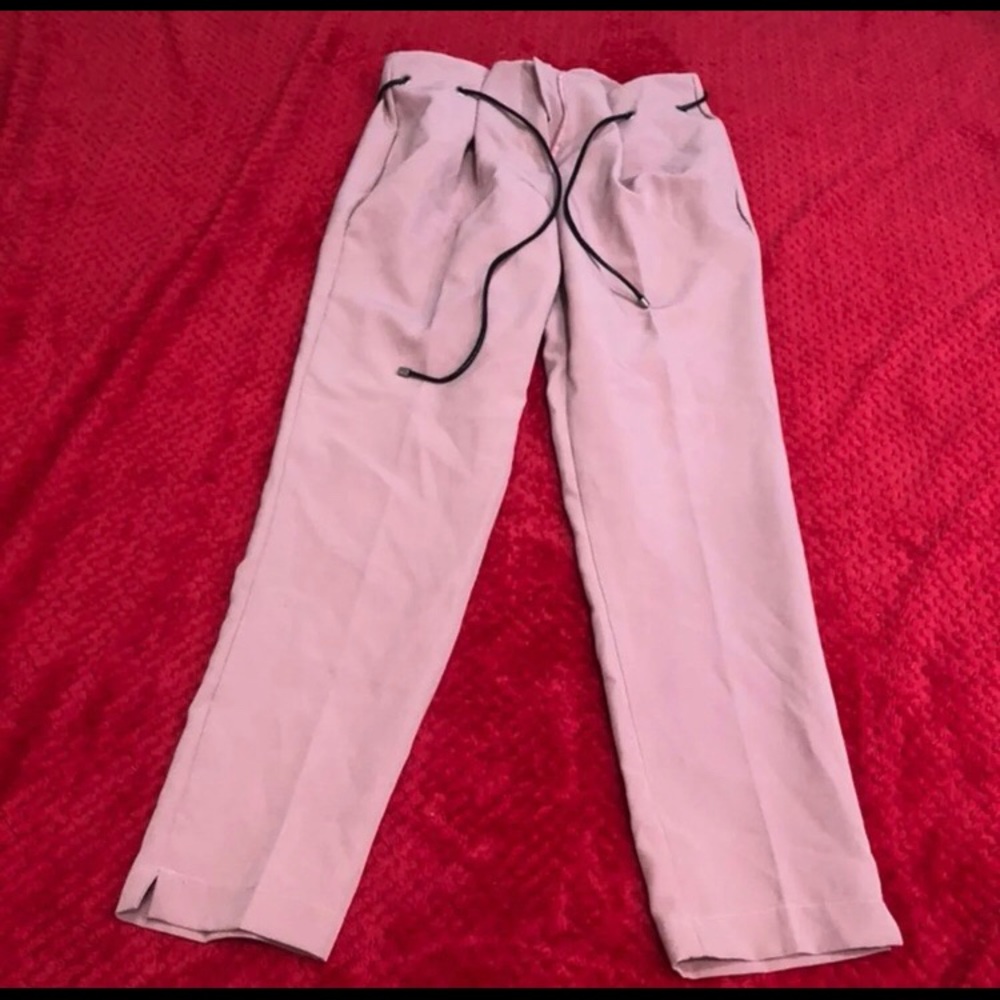 Vintage Paper Bag Dress Pants